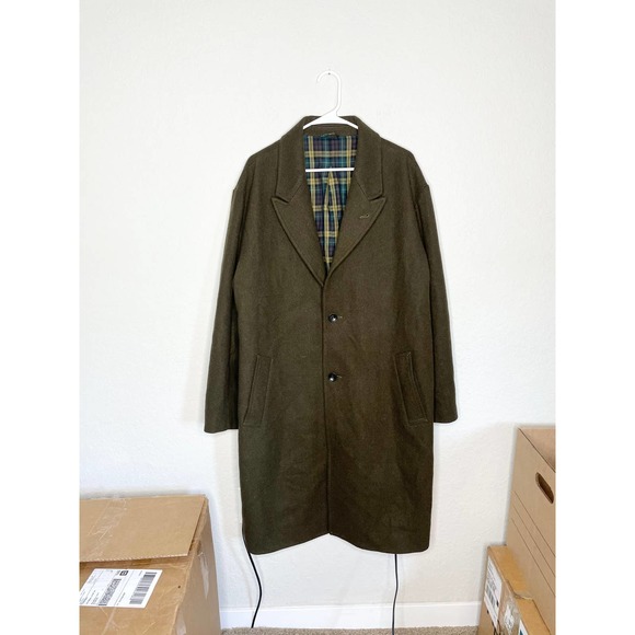 Saturdays New York City Kawano Wool Overcoat Large - Picture 7 of 12